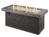 Key Largo Crystal Fire Pit with Midnight Mist Supercast Top and Grey Tereno Base (KL-1242-MM)