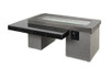 Uptown Black Linear Gas Fire Pit Table (UPT-1242)