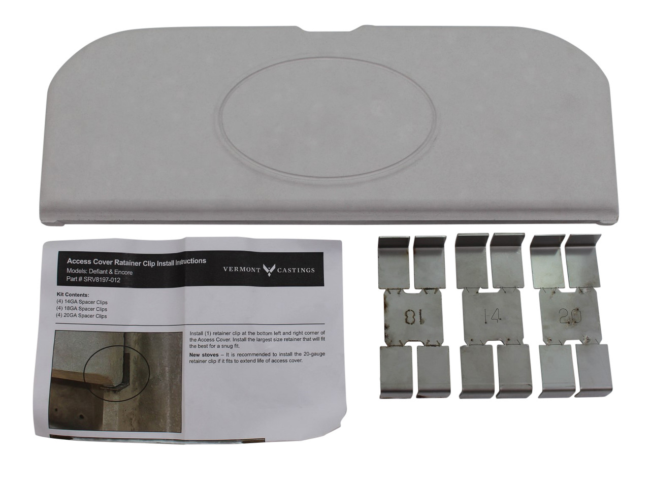 Vermont Castings Refractory Access Cover - Old Style - 30007251