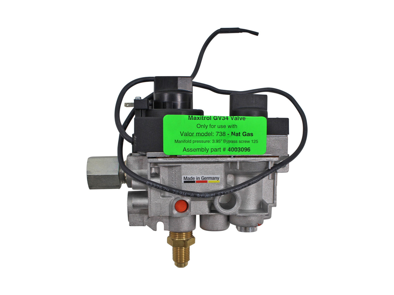 Valor 738BX GV34 Valve Assembly - NG - 4003096S