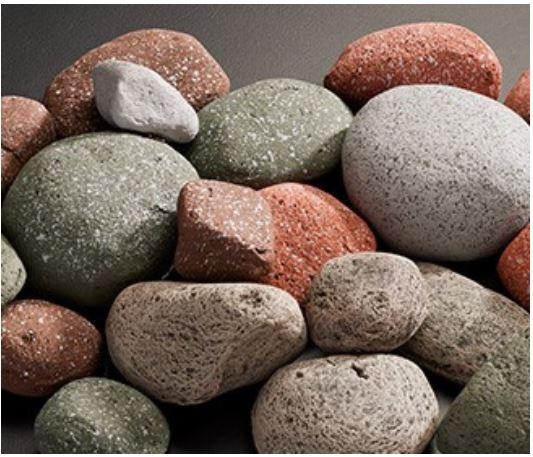 Heat N Glo MEZZO & PRIMO River Rock Stone Set - STONES-60