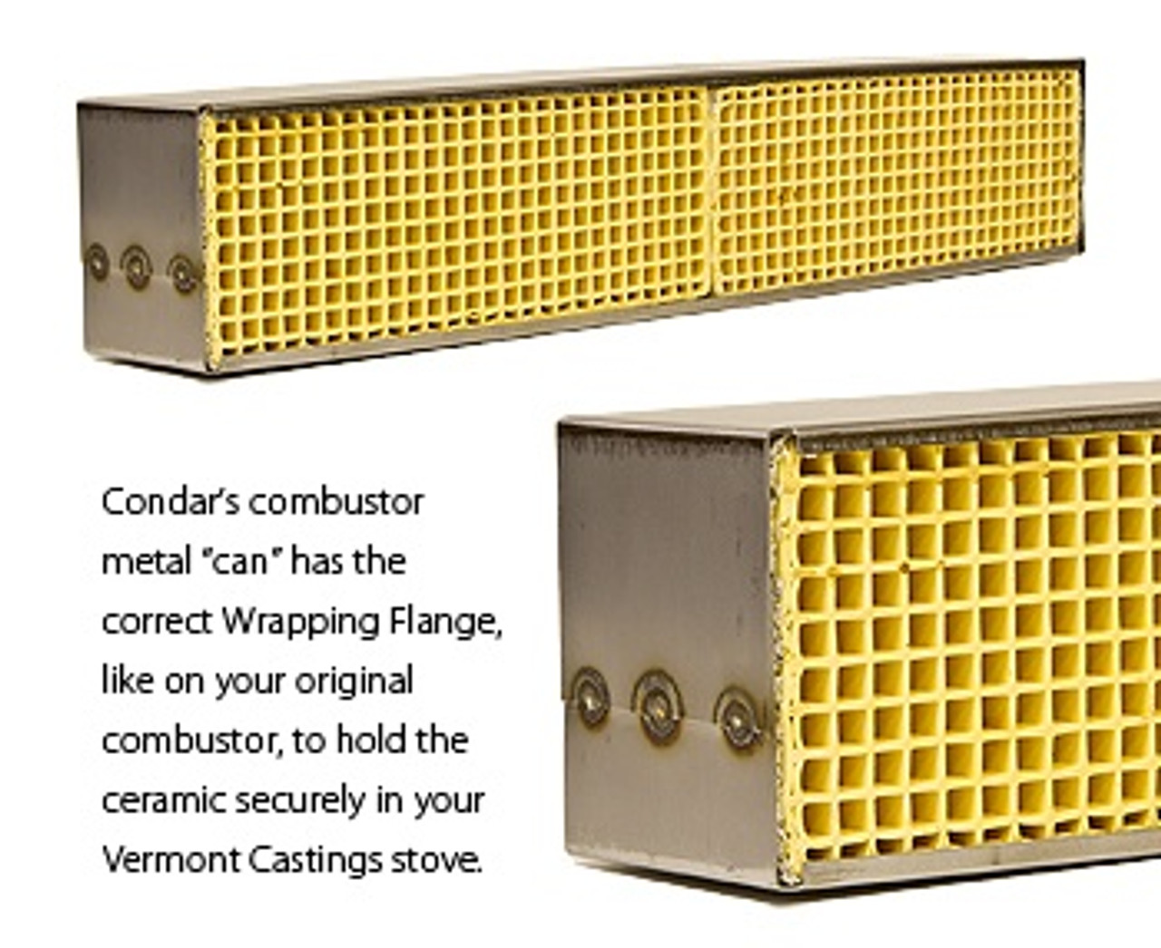 Replacement Canned 2 5 X 13 X 2 Catalytic Combustor By Condar Cc 257