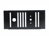 4x8.5" Rectangular Control Panel Vent Block (VENTBLOCKBLACK)