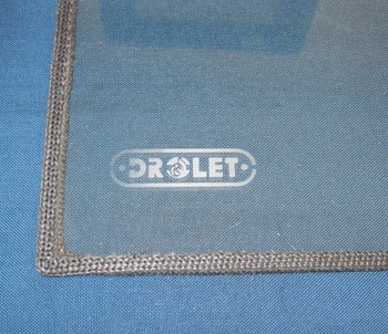 Drolet & Flame Glass w/Gasket (SE55103)