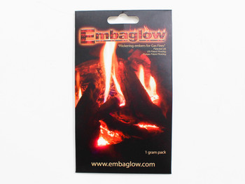 Embaglow Flickering Ember Fibers for Enviro Gas Stoves (1G Pack) (50-3355)