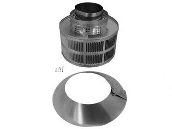 Heat N Glo & Heatilator Round Termination Cap (TR344)