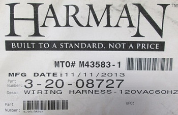 Harman Wire Harness (3-20-08727)