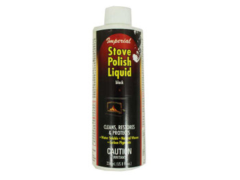 Imperial Stove Polish Liquid - Black 8 oz. (KK0057)