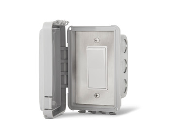 Infratech Single On/Off Switch with Flush Mount and Gang Box (14-4410)