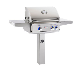 American Outdoor Grill 24" In-Ground Post L Series Grill with Rotisserie (24NGL)