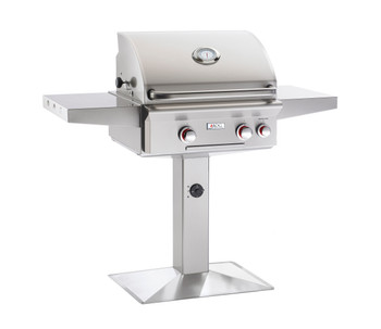 American Outdoor Grill 24" Patio Post & Base L Series Grill with Rotisserie (24NPL)