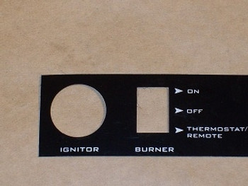 Enviro Sienna/Focus Control Panel Decal (50-1539)