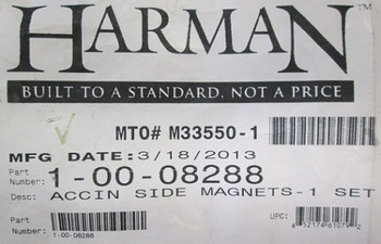 Harman Accentra Insert & 52i Magnetic Latch Assembly - 2 Sets (1-00-08288)