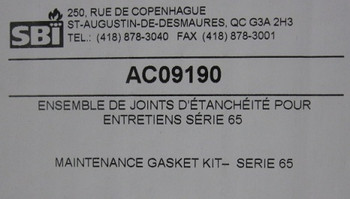 Drolet & Enerzone Maintenance Gasket Kit (AC09190)