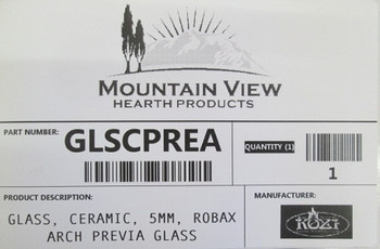 Kozi Previa Arched Ceramic Glass (GLSCPREA)