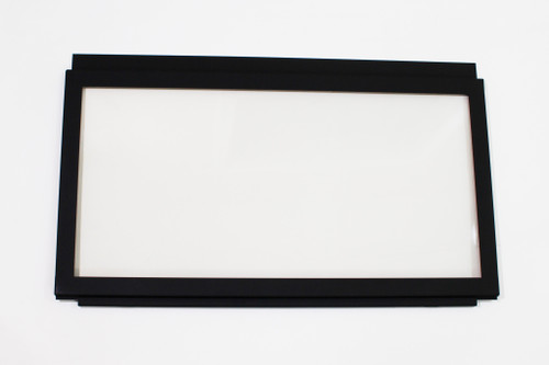 Napoleon Latch Type Door with Glass & Gasket – Black (W010-1642)