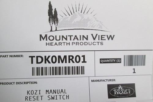 Kozi Manual Reset Switch (TDK0MR01)