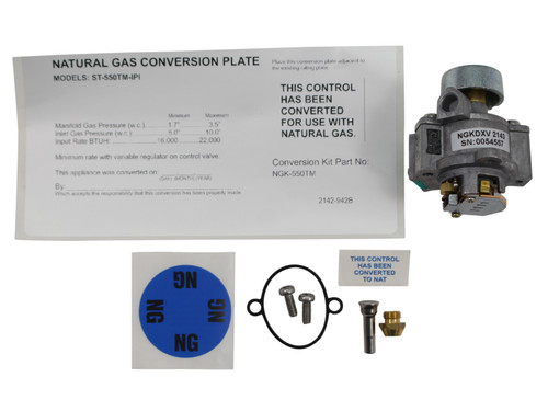 Heat N Glo SL-550TM-IPI Conversion Kit - NG (NGK-550TM)