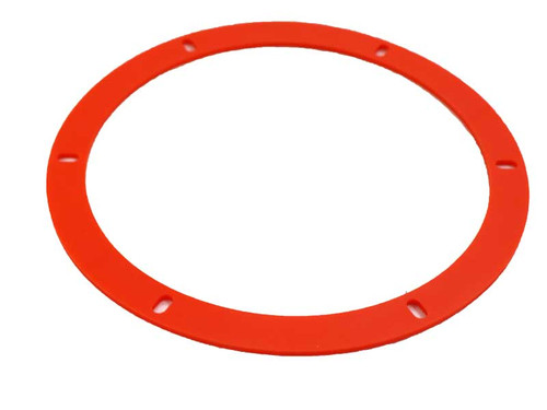  Orange Silicone Combustion Blower Gasket - 7" (15-1035)