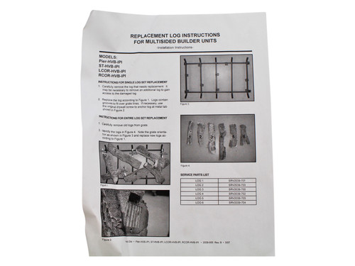 Heat N Glo Log Assembly (LOGS-MSB)