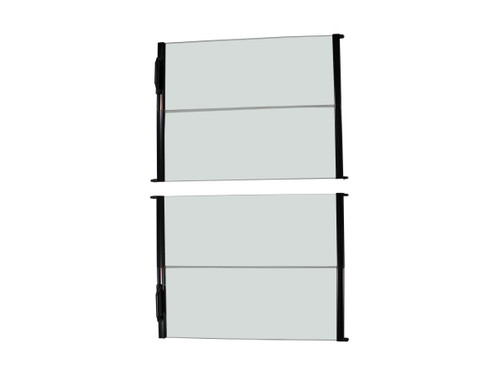 Majestic Sovereign Series Original Bi-Fold Glass Doors w/ Black Trim (DM1736)