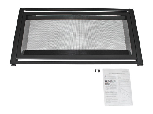 Heat N Glo, Heatilator and Majestic Clean Face Trim - Black (CFTF-36-BK)