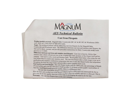 MagnuM Baby Countryside & Winchester Cast Iron Firepot (BC2650)