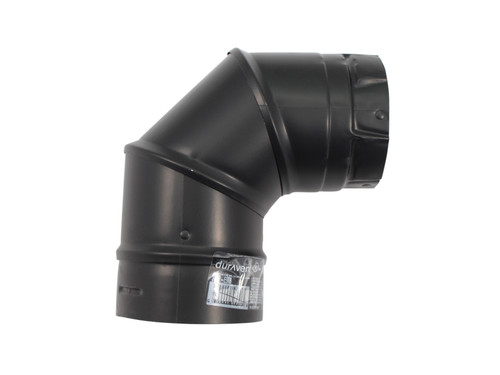 DuraVent PelletVent Pro 3" 90 Degree Elbow - Black (3PVP-E90B)