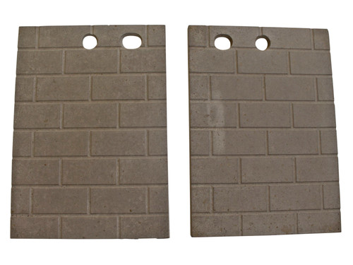 Astria & Superior 42" White Traditional Refractory Set (F4845)