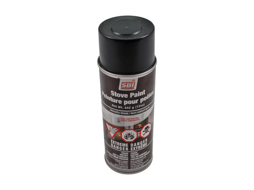 SBI Metallic Black Stove Paint - 12oz (AC05959)
