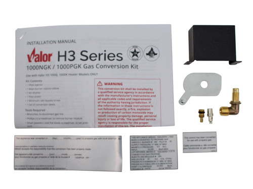 Valor H3 Conversion Kit - LP (1000PGK)