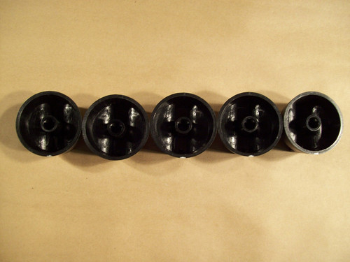 Enviro Bistro 4500 Black Plastic Knobs - Set of 5 (EB-4561)