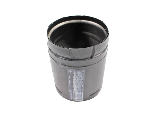 DuraVent PelletVent Pro 4" x 6" Straight Pipe - Black (4PVP-06B)