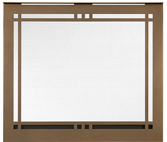 Majestic Quartz Series Contemporary Rectangular Decorative Front - New Bronze (CRD36NB)