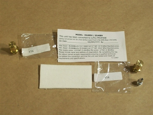 Enviro EG40 Conversion Kit - LP (50-1433)