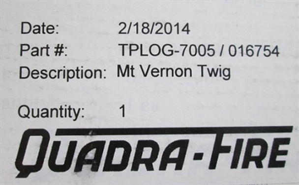 Quadra-Fire Mt Vernon Top Log (TPLOG-7005)