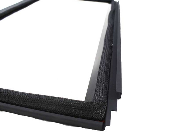 Napoleon Door Frame w/Glass & Gasket (Screw Type) - Black (W010-0525)