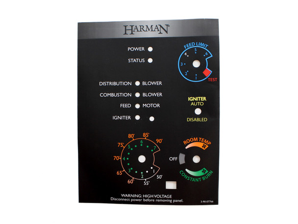 Harman Control Board Label (3-90-07766)