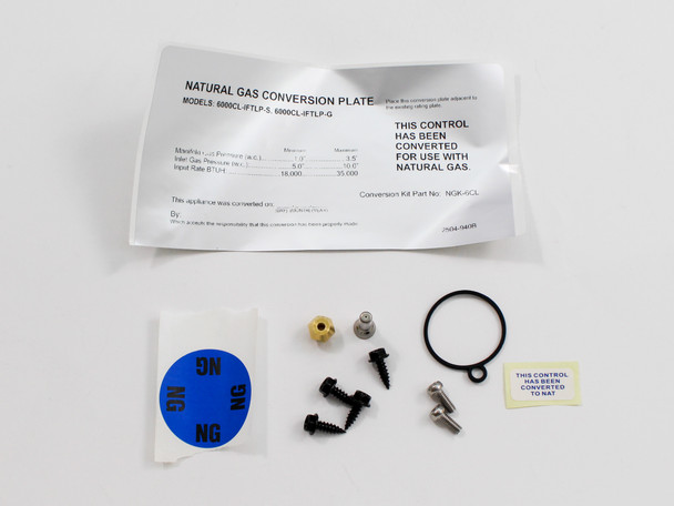 Heat N Glo 6000CL-IFT-G/S Conversion Kit - NG (NGK-6CL)