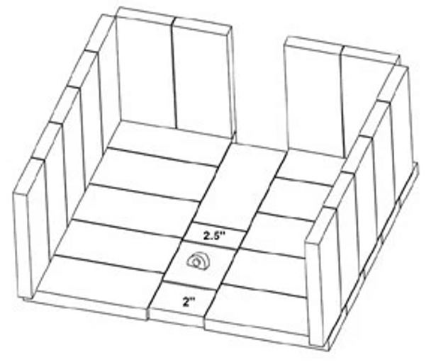 Englander Firebrick 4"x 2.25" X 1.25" (AC-SB2.5) 