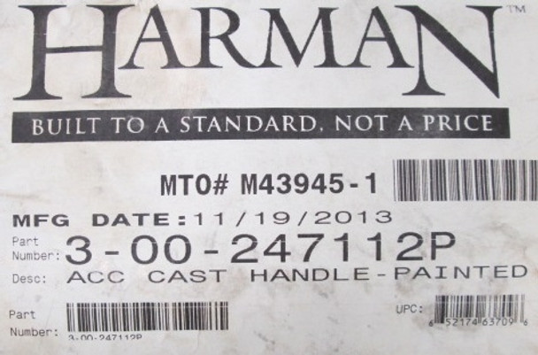 Harman Accentra Cast Door Handle - Painted (3-00-247112P)