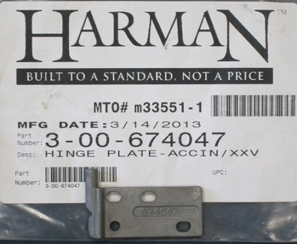 Harman Hinge Plate (3-00-674047)