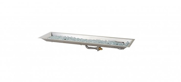 12" X 42" Linear Stainless Steel Gas Burner Package (CFP1242DSILP)