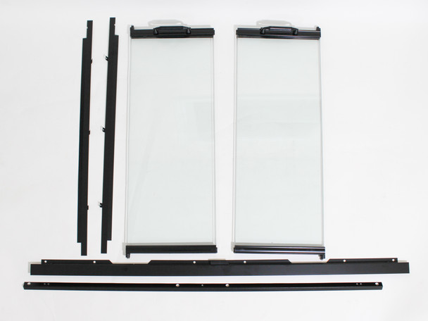 Heatilator CI80 Original Bi-Fold Glass Doors w/ Black Trim (DM8042)