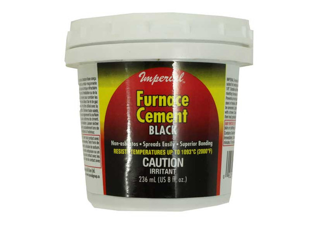 Imperial Furnace Cement - Black 8 oz. (KK0077-A)