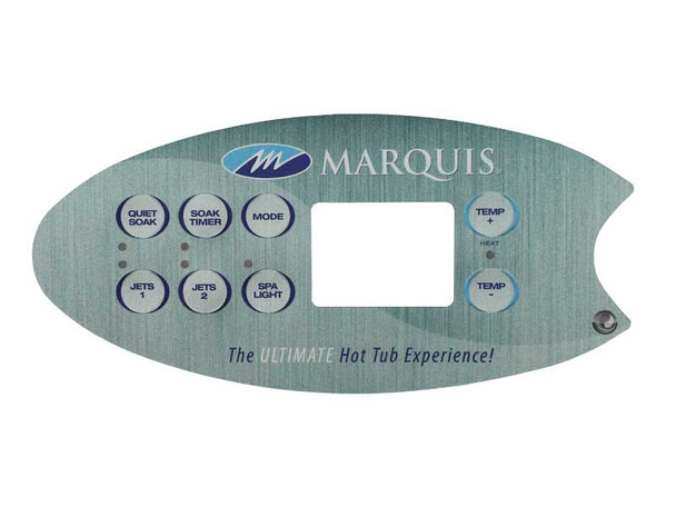 Marquis Spa Topside 8 Button Overlay - 2011-2012 Units (MRQ650-0683)