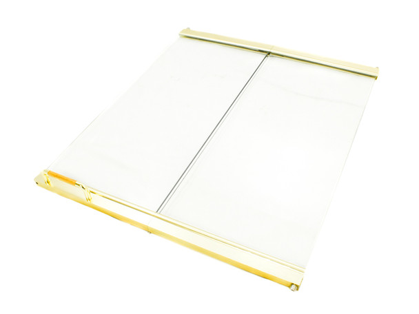 Astria & Superior 42" Bi-Fold Glass Door - Brushed Brass Finish (F0991)