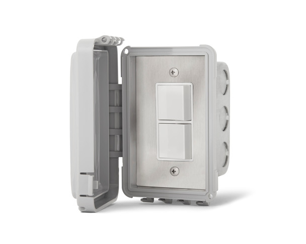 Infratech Single Duplex Switch with Flush Mount and Gang Box (14-4310)