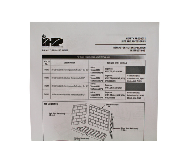 IHP Refractory Set - White Herringbone (F4842)