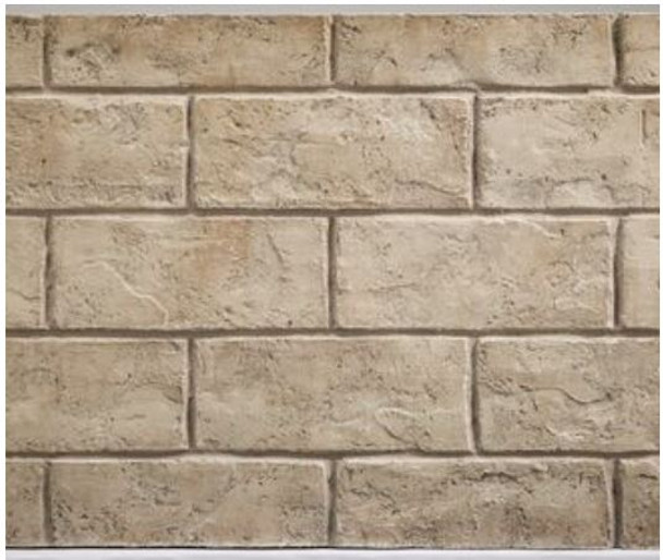 Heat N Glo 8K Traditional Brick Refractory - Serene Jute (BRICK-8K-SJ)